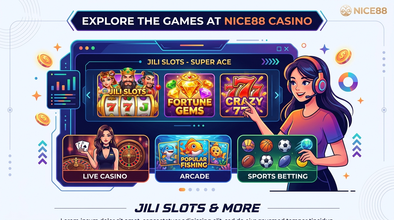 Explore the Games at NICE88 Casino: Jili Slots and More